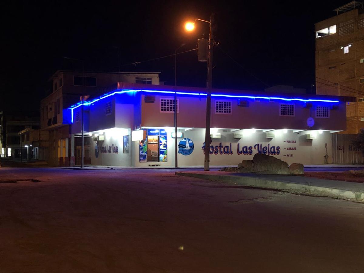 Hostal Las Velas Hotel Manta Bagian luar foto